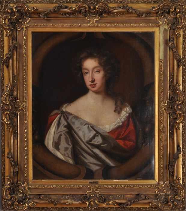 Appraisal: EUROPEAN SCHOOL PORTRAIT OF A LADY Oil on canvas relined