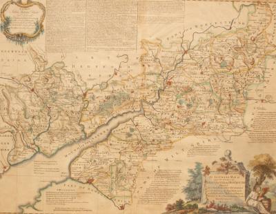 Appraisal: A map of the Counties of Gloucestershire and Monmouth dedicated