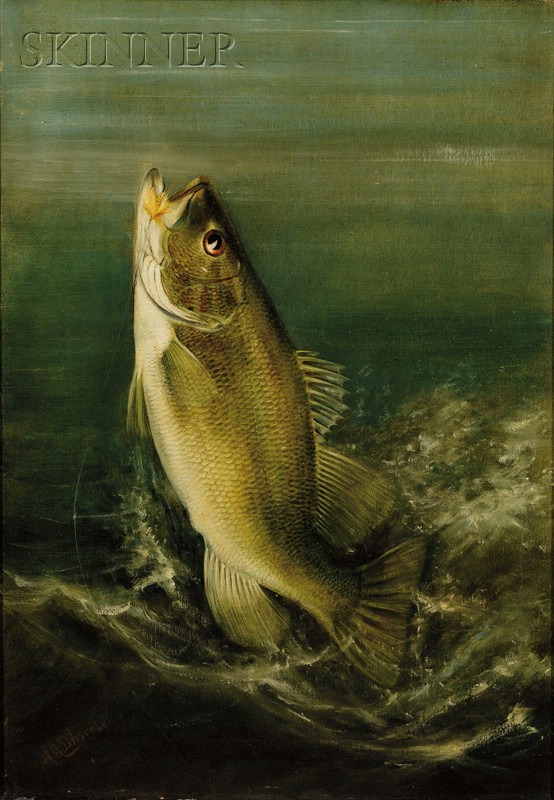 Appraisal: H A Driscole American th th Century Small Mouth Bass