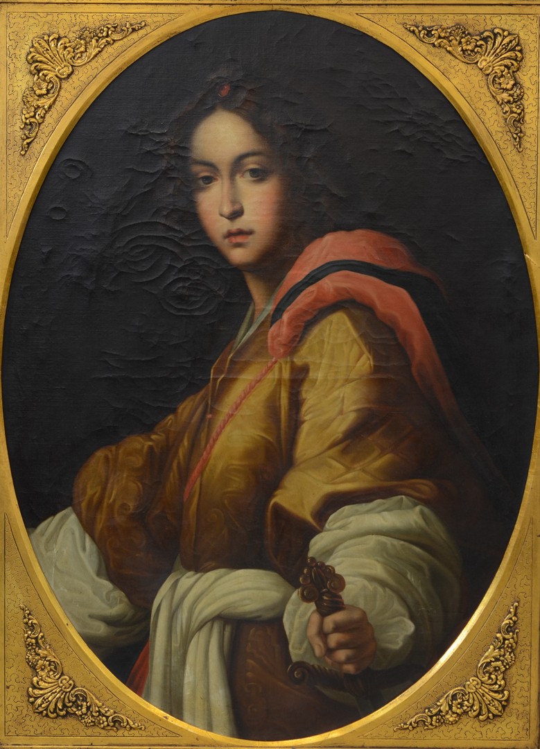 Appraisal: After Christofano Allori Italian - oil on canvas Judith With