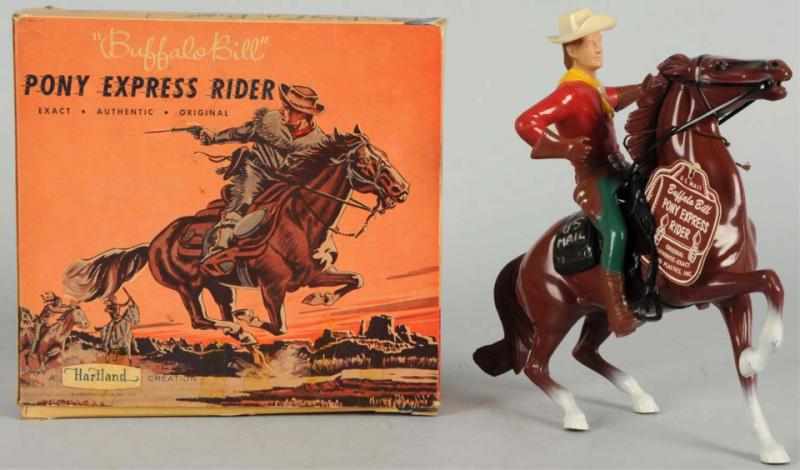 Appraisal: Hartland Buffalo Bill Pony Express Figure Comes with horse and