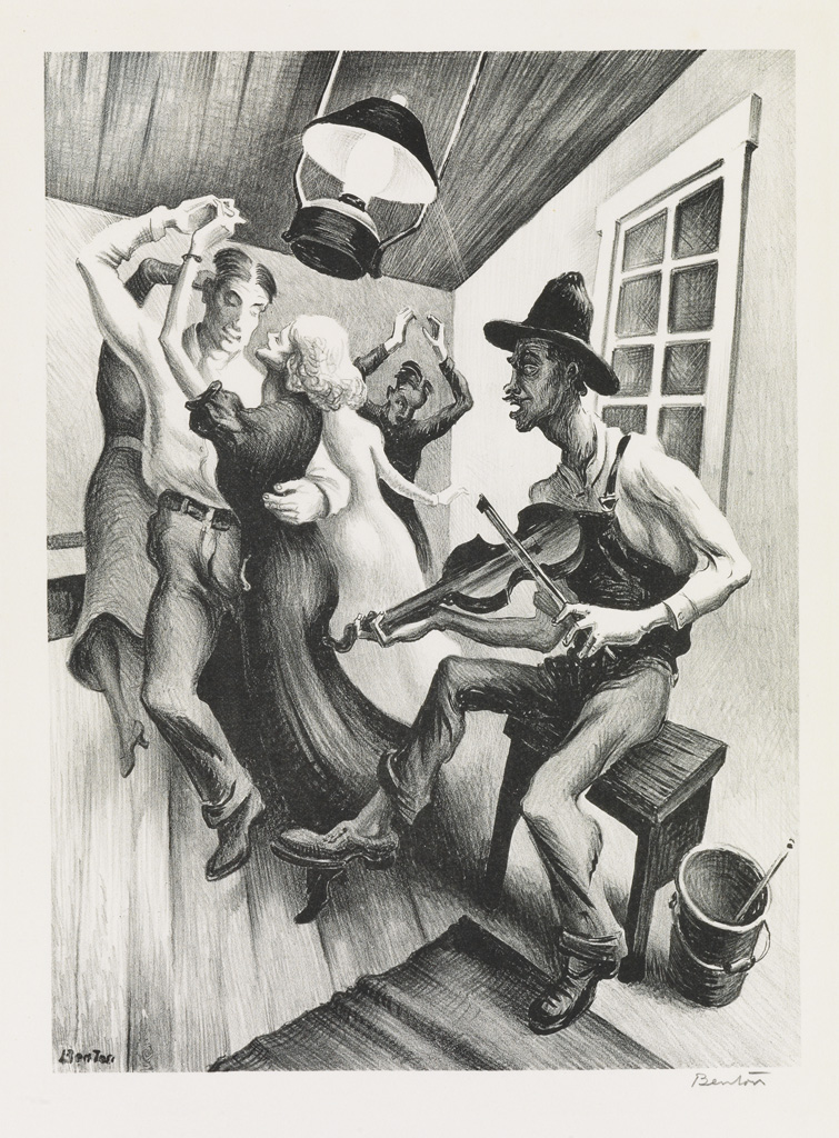 Appraisal: THOMAS HART BENTON I Got a Gal on Sourwood Mountain