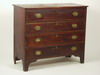 Appraisal: CHEST OF DRAWERS - Early country Hepplewhite four drawer chest