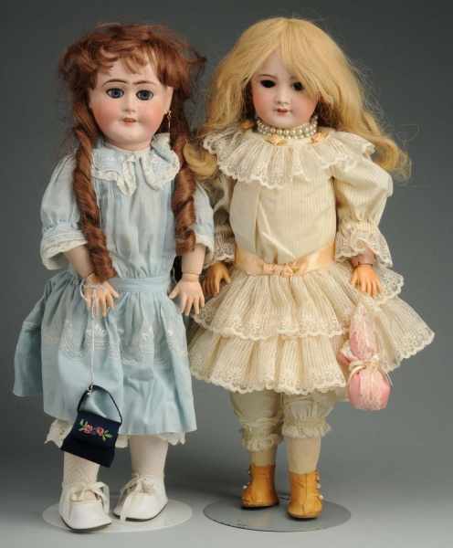 Appraisal: Lot of French Dolls Description Bebe France H AB Limoges