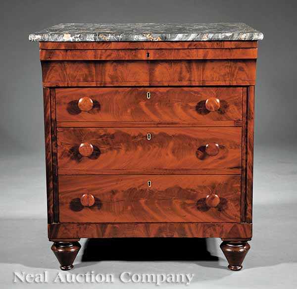 Appraisal: An American Classical Mahogany Side Cabinet early th c Baltimore