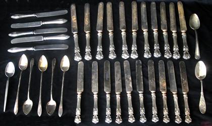 Appraisal: Assorted sterling silver knives th century