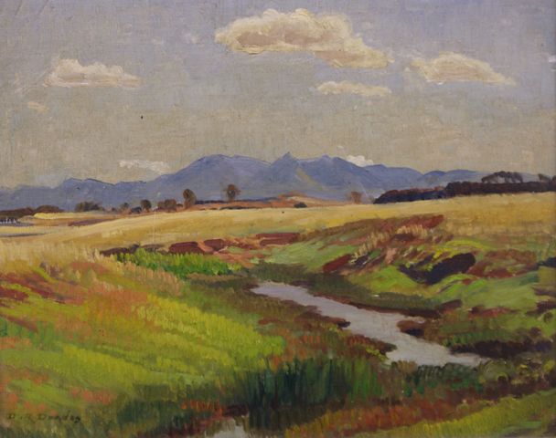 Appraisal: Douglas Dundas - Solomon's Creek near Canberra oil on board