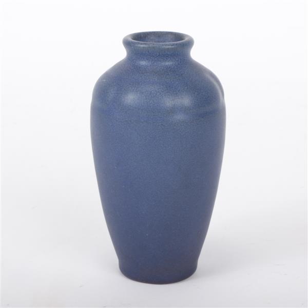 Appraisal: Rookwood art pottery cabinet vase with matte blue glaze Shape