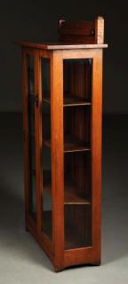 Appraisal: Stickley Brothers Single Door China Cabinet Rare Early Stickley Brothers