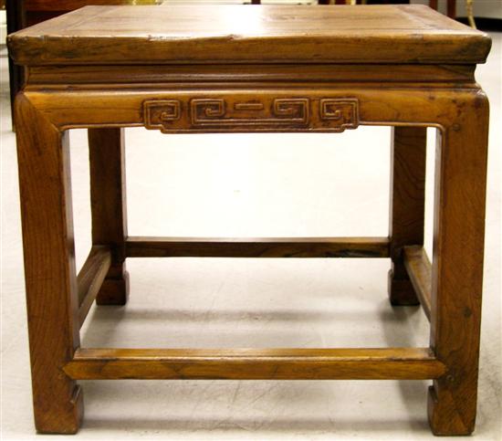 Appraisal: Chinese low table th or th C square top over