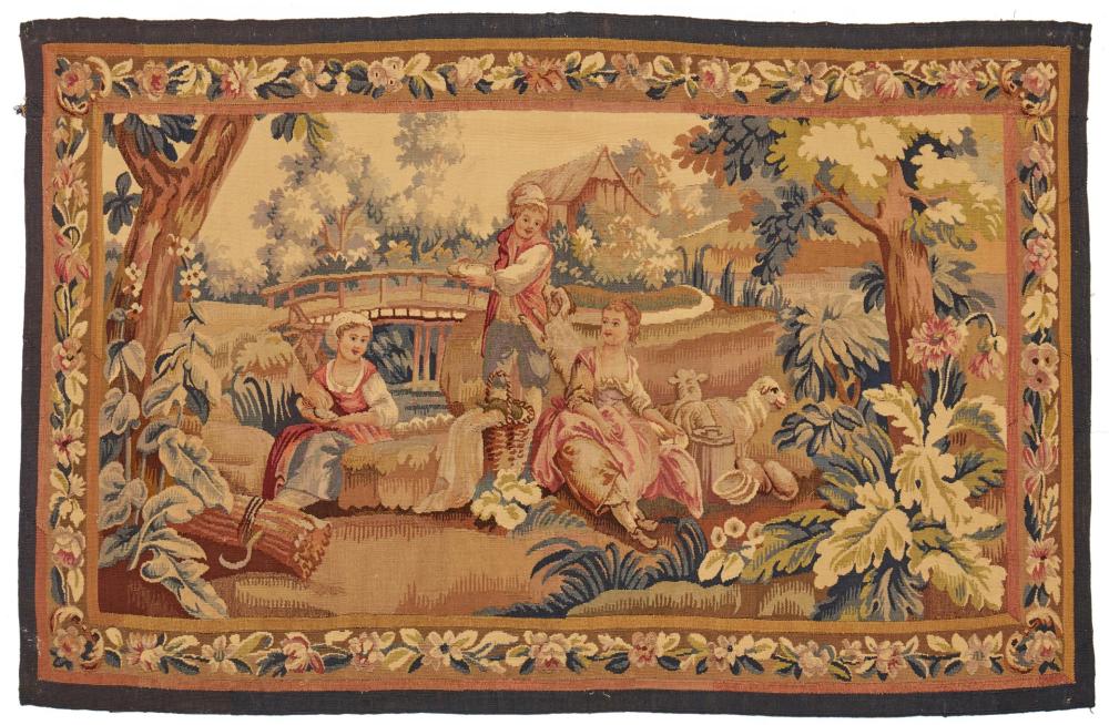 Appraisal: An Aubusson wall tapestry Late th early th Century The