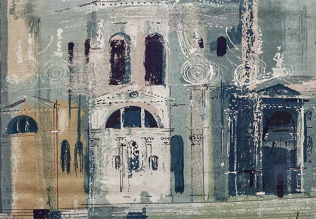 Appraisal: John Piper British - for A Sanderson Sons Ltd 'Chiesa