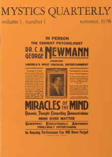 Appraisal: Mystics Quarterly James Hagy V N Summer V N Spring