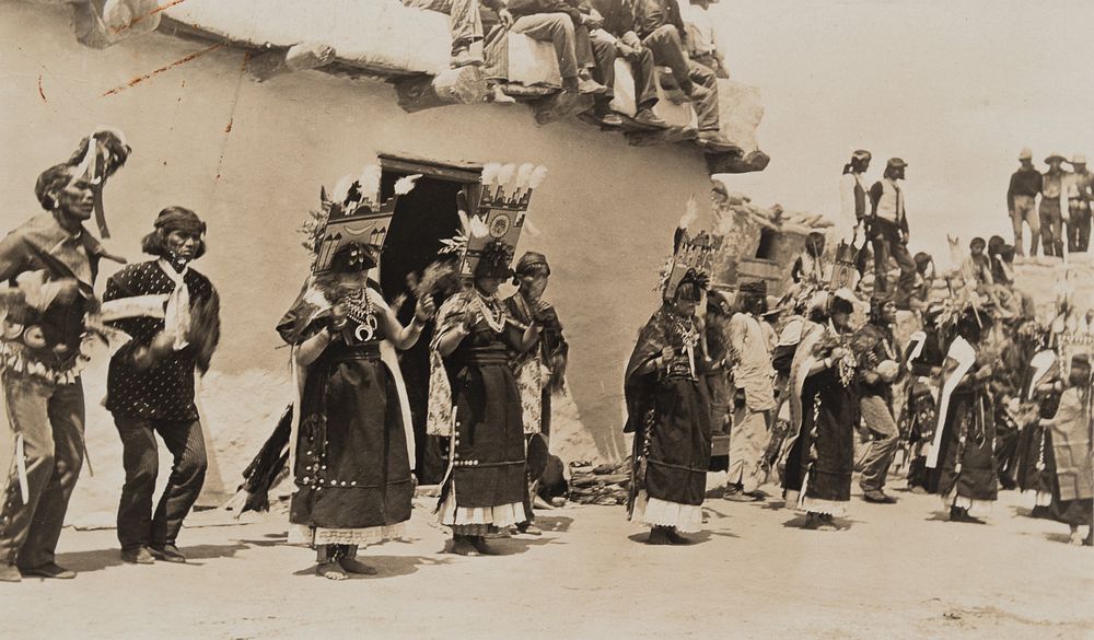 Appraisal: Edward Curtis Untitled Tablita Dancers ca Edward S Curtis -