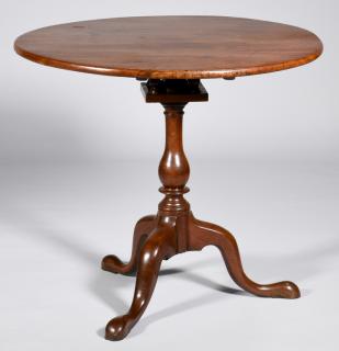 Appraisal: American Chippendale Tea Table th c American Chippendale mahogany tilt