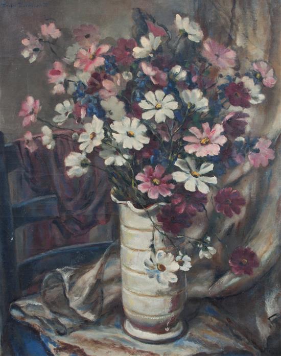 Appraisal: Sale Lot Beulah Bettersworth American b Still-Life of Flowers oil