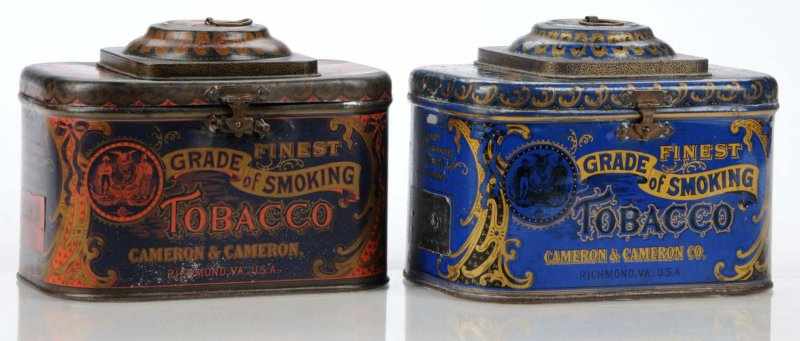 Appraisal: Lot of Humidor Ring Top Tobacco Tins Description Wonderful lot