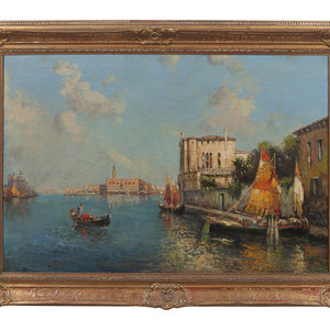 Appraisal: Nicholas Briganti Italian - Venice oil on canvas signed N