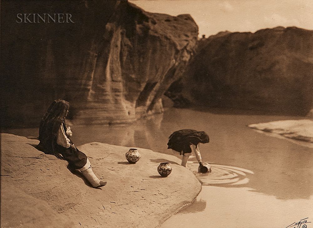 Appraisal: Edward Sheriff Curtis American - The Old Well of Acoma