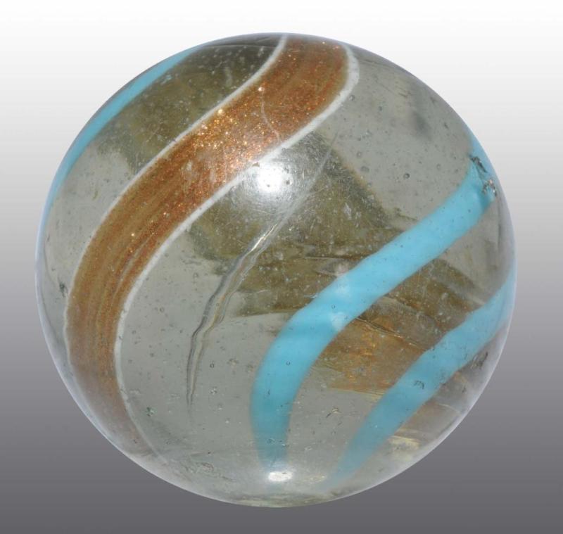 Appraisal: Type One Clear Band Lutz Marble Description Original surface with