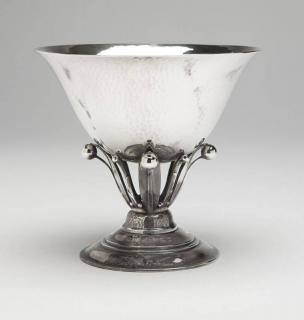 Appraisal: A Georg Jensen sterling silver compote Circa - designed by