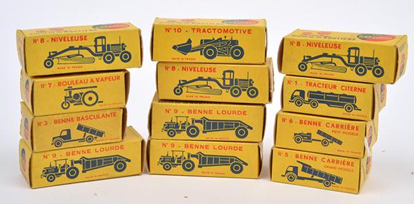 Appraisal: EXTREMELY RARE TWELVE WAY-BOY'S LES ROUTIERS TH SCALE MODELS INCLUDING