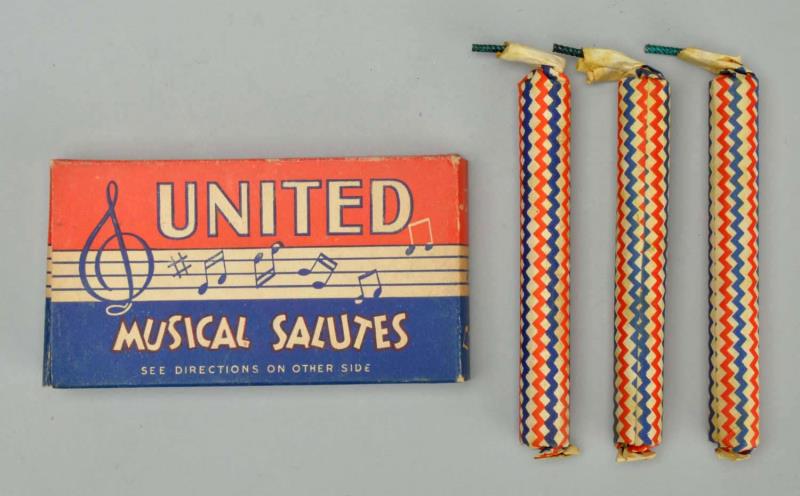 Appraisal: Box Of United Musical Salutes United Fireworks Dayton Ohio s