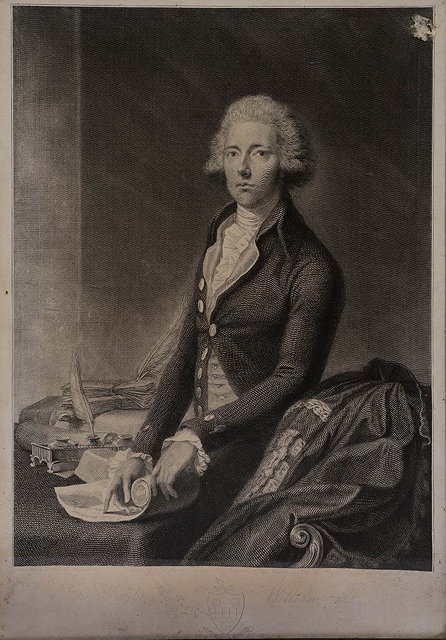 Appraisal: A PORTRAIT ENGRAVING of The Right Honourable William Pitt by