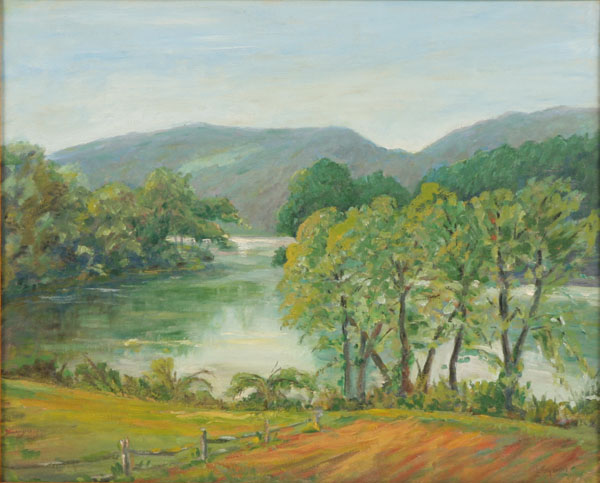 Appraisal: Louise G Symons American - Shenandoah Valley Oil on board