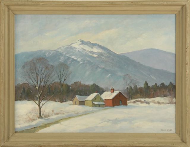 Appraisal: ALICE WEEDAmerican Early th CenturyMount Mansfield Vermont Signed lower right