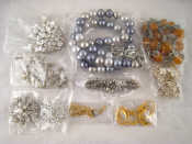 Appraisal: A mixed lot of costume jewellery including five white metal