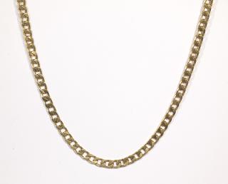 Appraisal: k yellow gold neck-chain the k yellow gold curb link