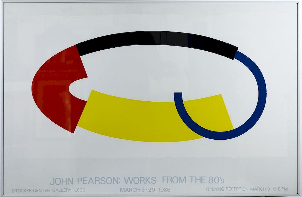 Appraisal: John Pearson b Serigraph Works From The 's John Pearson