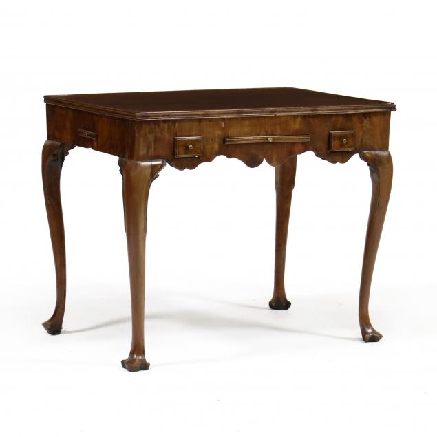 Appraisal: GEORGIAN MAHOGANY MULTI-GAMES TABLE Early th century rectangular form the