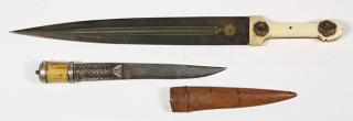 Appraisal: lot of Indo-Persian daggers possibly th century the Kindjal dagger