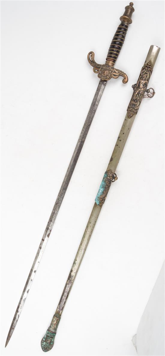 Appraisal: Sale Lot A German Dress Sword th th century having