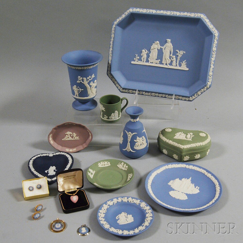 Appraisal: Seventeen Miscellaneous Wedgwood Items th century including seven pieces of