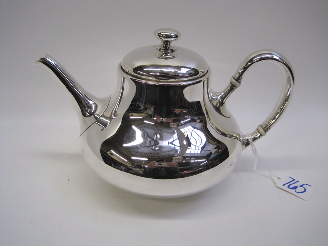 Appraisal: SHREVE CO STERLING SILVER TEAPOT pints Weight Troy ozs Height