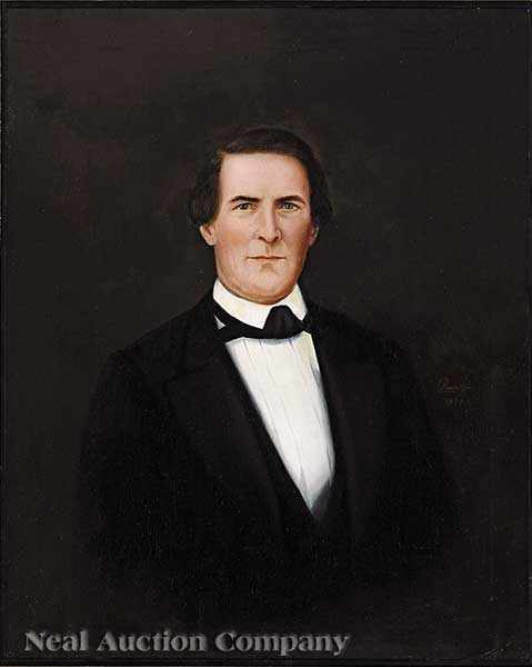 Appraisal: Harold Rudolph American New Orleans - Portrait of Benjamin Ferdinand