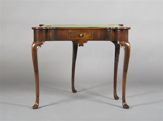 Appraisal: A Mahogany Games Table Height x width x depth closed