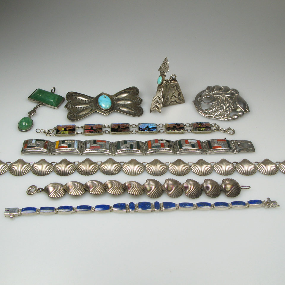 Appraisal: Small Quantity Of Silver Jewellery