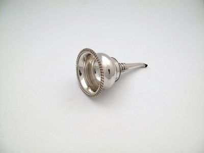 Appraisal: A William IV Scottish silver wine funnel by D McDonald