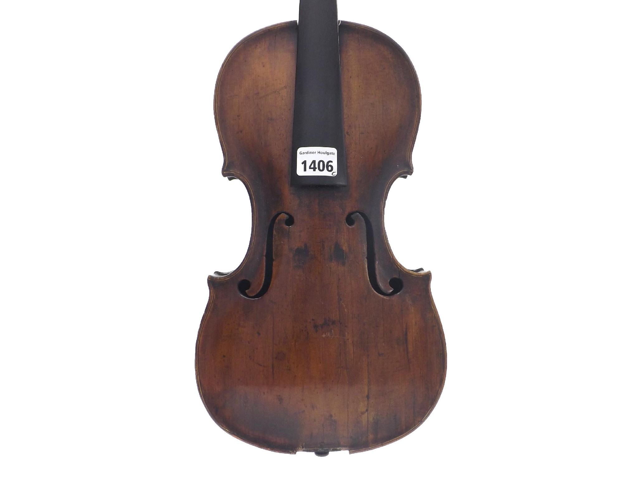 Appraisal: Interesting late th early th century violin branded I T