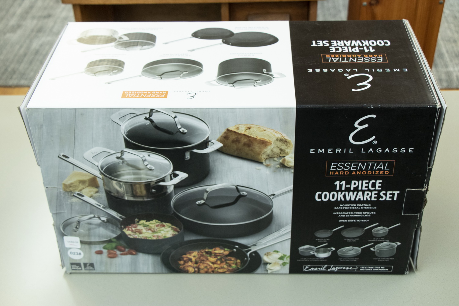 Appraisal: NEW IN BOX EMERIL LAGASSE -PIECE COOKWARE SET Brand new