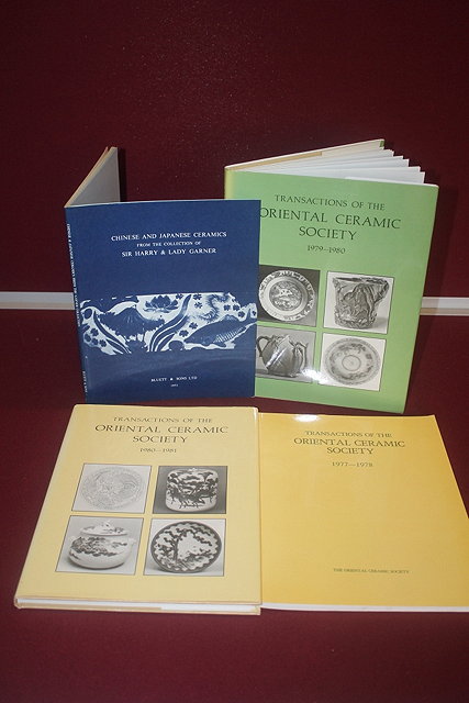 Appraisal: BOOKS Transactions of the Oriental Ceramic Society various volumes Chinese