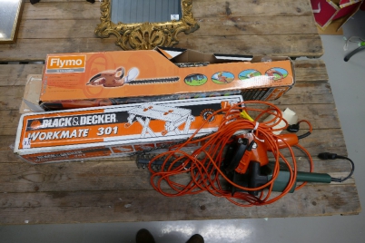 Appraisal: Three sets of hedge cutters together with Black and Decker