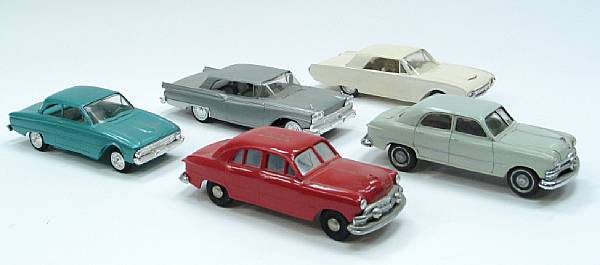 Appraisal: Ford grouping of promo cars Lot includes Thunderbirds and other