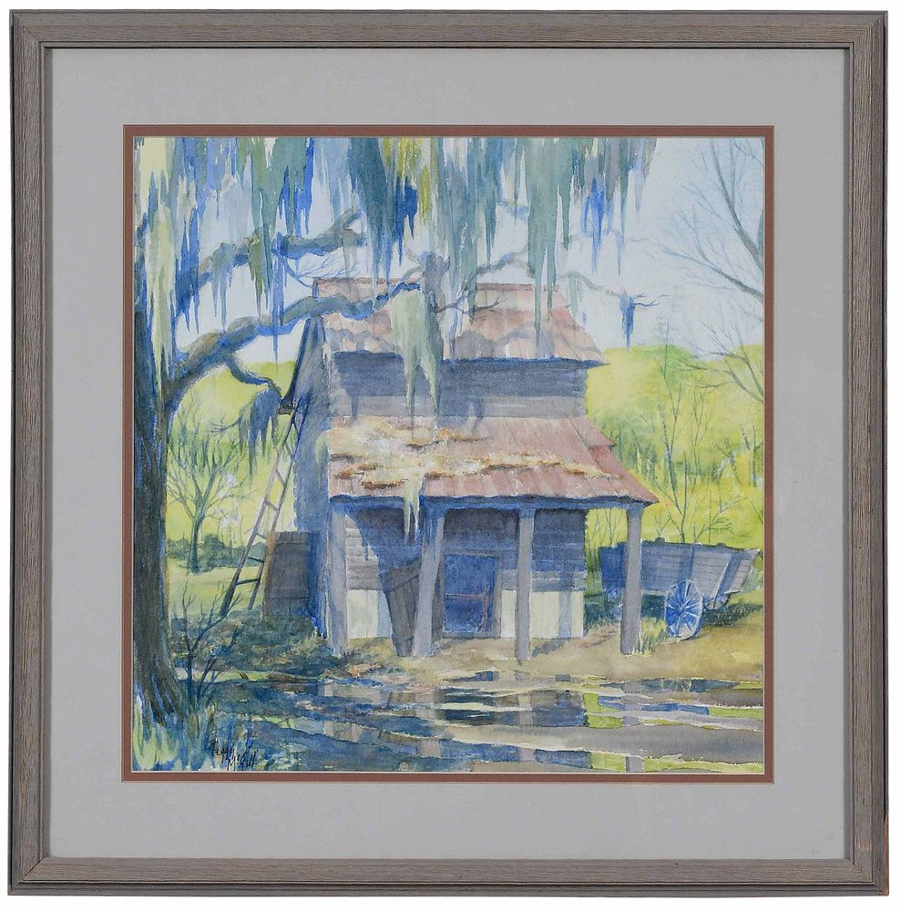 Appraisal: Peggy Tomlinson McGill Tennessee born Spanish Moss signed lower left