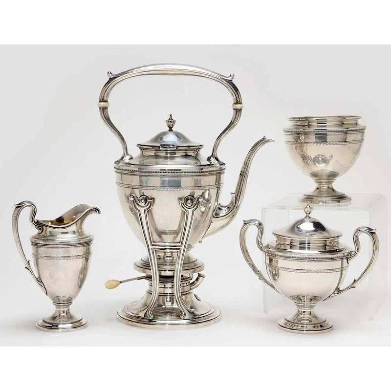 Appraisal: Gorham Edgeworth Sterling Silver Tea Service the four piece set