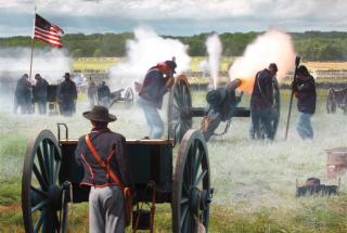 Appraisal: BRUCES LAWES b Pickett's Charge Guns of Thunder BRUCES LAWES